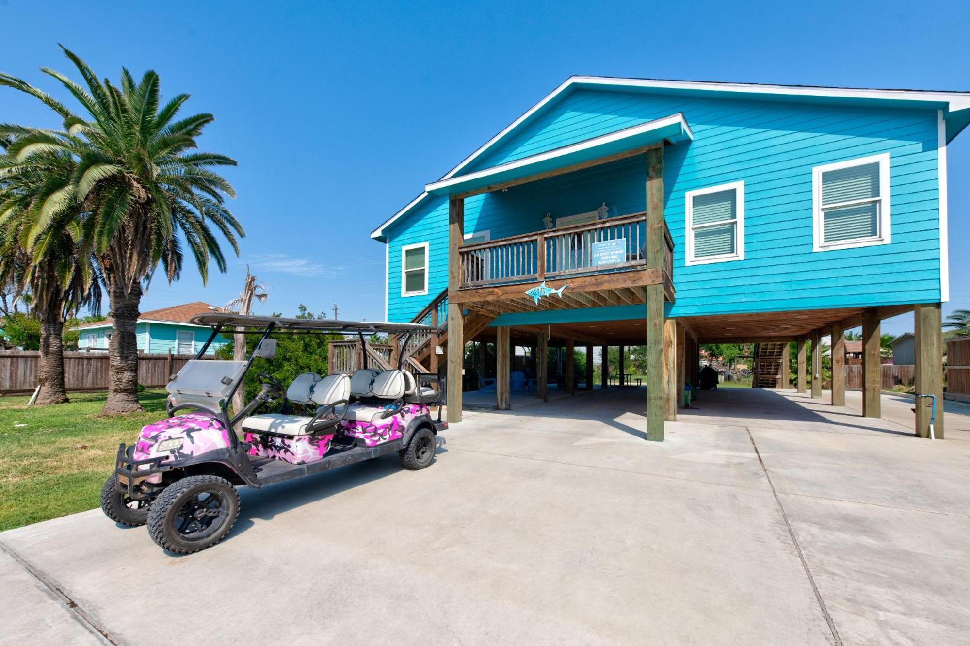 Casita Del Mar - Golf Cart Included Boat Parking Villa Port Aransas Ngoại thất bức ảnh